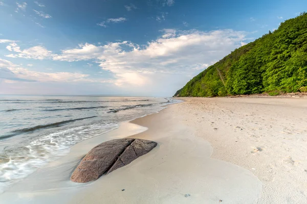 Ландшафт Над Морем Пісок Пляж Море Ландшафт Балтійського Моря — стокове фото