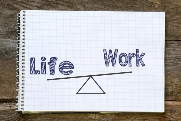 Work x Life written on the paper — Stock Photo, Image