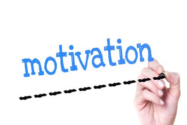 el ile mavi işaretleyiciyi motivasyon yazısı