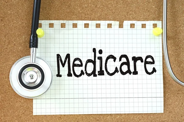 medicare kağıt Not üzerinde el yazısı