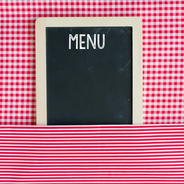 Menu schoolbord — Stockfoto