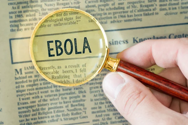 Hand Showing Ebola — Stock Photo, Image