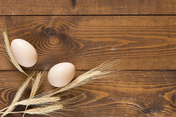 Huevos y trigo — Foto de Stock