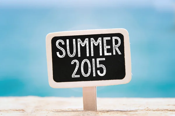 Summer 2015 by hand — Stock Photo, Image