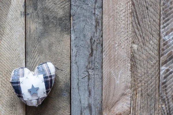 Fabric heart with star