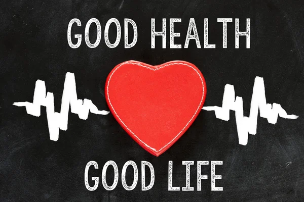 Heartbeat with good health — Stock Photo, Image