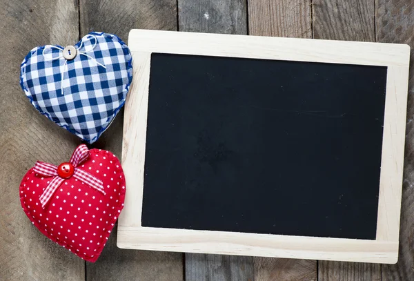 Tafel mit Herz — Stockfoto