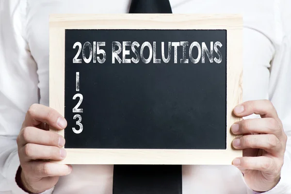 2015 resolutioner bakgrund — Stockfoto