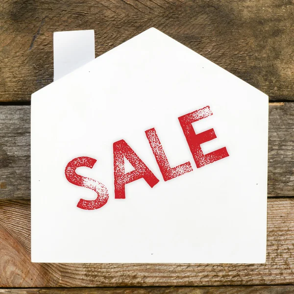 Sale Real estate sign — Stock Photo, Image