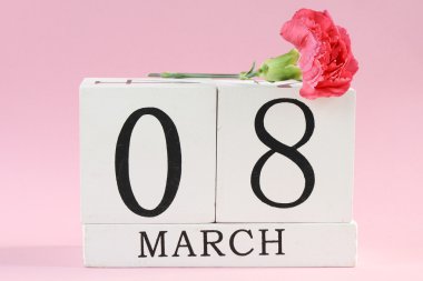 8 Mart arka planını çiçekler