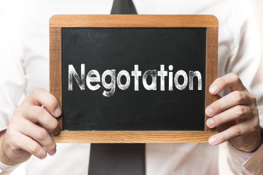 Negotation kelime ile işadamı