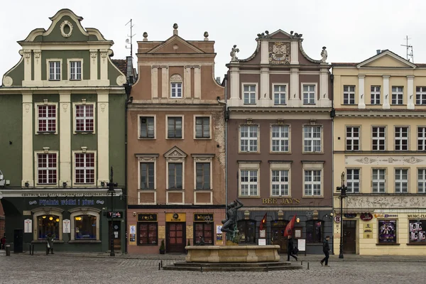 Fasáda obývací pokoj v Poznani. — Stock fotografie