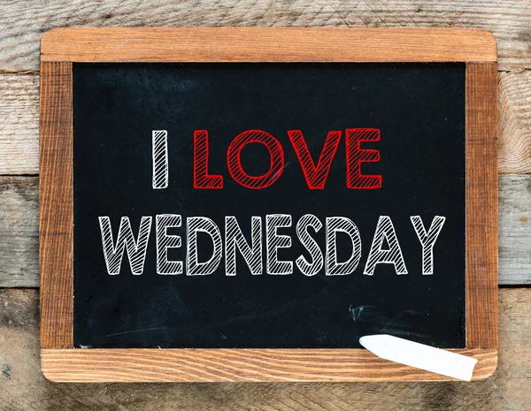 I love wednesday — Stock Photo, Image