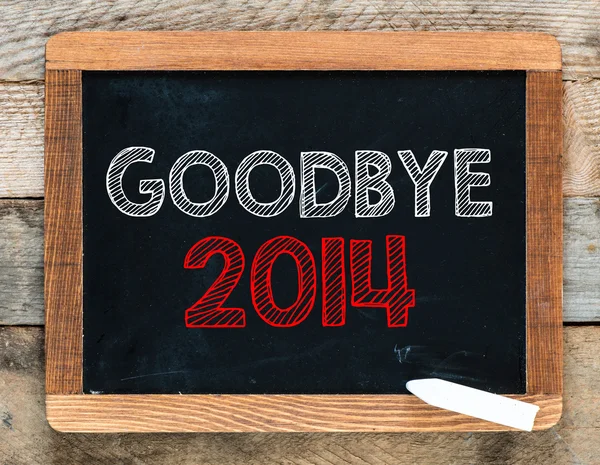 Goodbye 2014 background — Stock Photo, Image