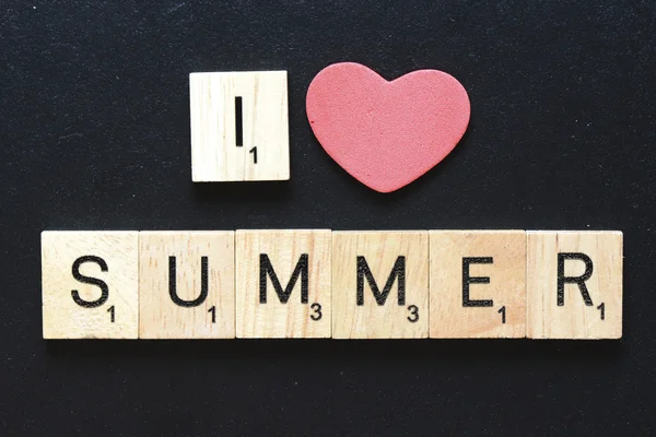 I love summer Concept. — Stock Photo, Image