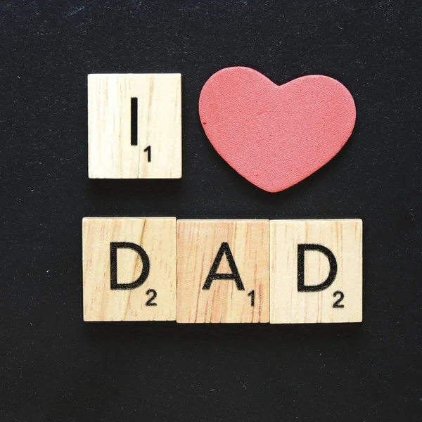 Amo mio padre Concetto . — Foto Stock