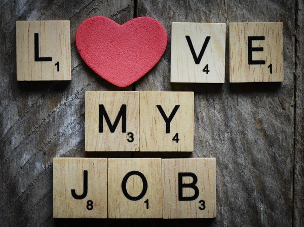 Love my job Concept. — Stock Photo, Image