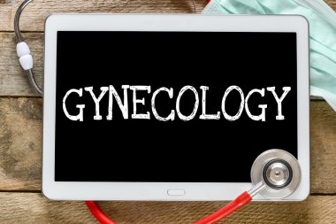 Tablet PC ile kelime kadın hastalıkları