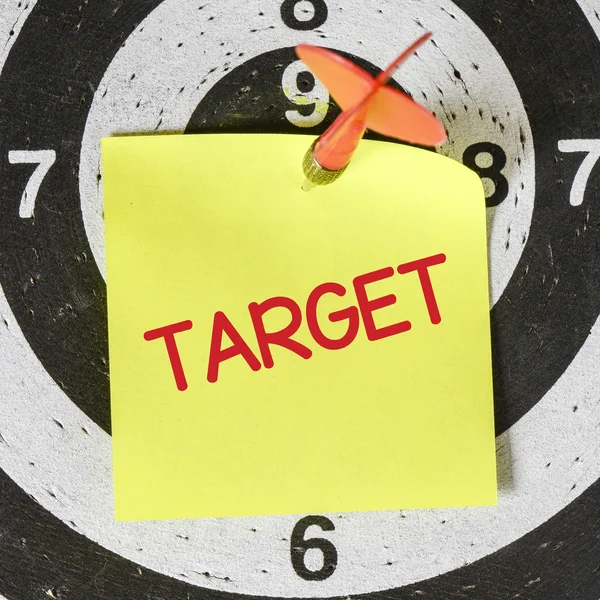 Darts arrow  with  target — Stock Photo, Image