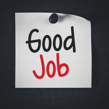 Not kağıdı ile iyi iş