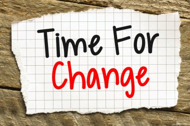 Değişim zamanı ile Not