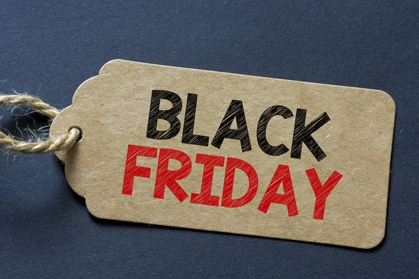 Inscription black friday — Stock Photo, Image