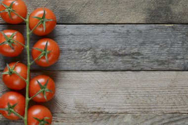 Taze kırmızı domatesler