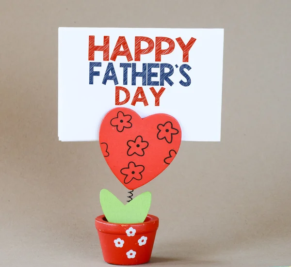 Happy fathers day with heart
