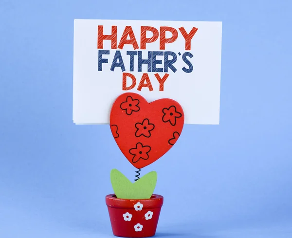 Happy fathers day with heart