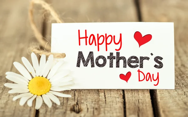 Happy Mother's day on label — Stock Photo, Image