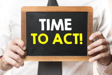 Gemide hareket işadamı zamanla