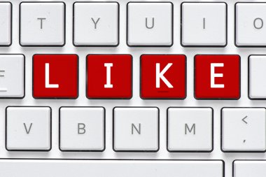 klavye ile düğme gibi