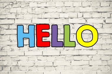 Arka plan tabelada Merhaba