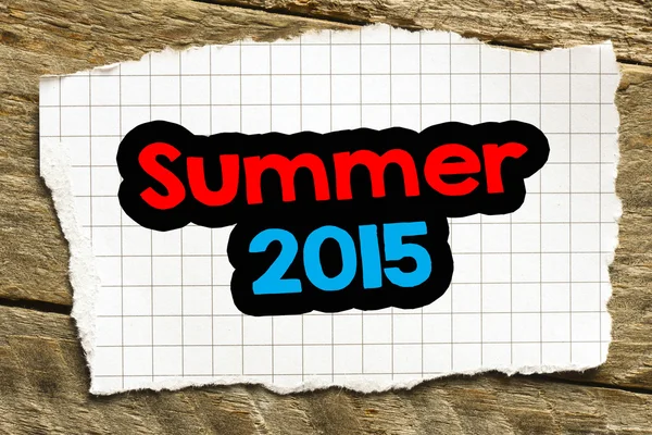 Summer 2015 On  background — Stock Photo, Image