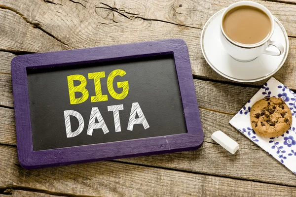 Big data på blackboard — Stockfoto