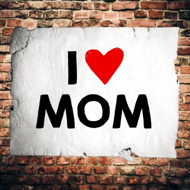 Kağıt ile anne seviyorum