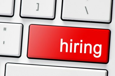 Kırmızı düğmeye işe ile klavye