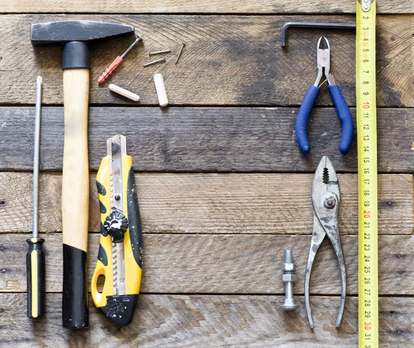 Strumenti di lavoro assortiti — Foto Stock