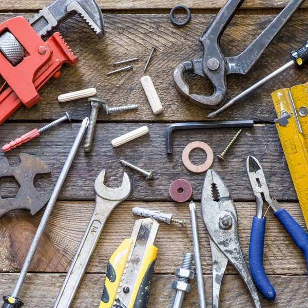 Strumenti di lavoro assortiti — Foto Stock