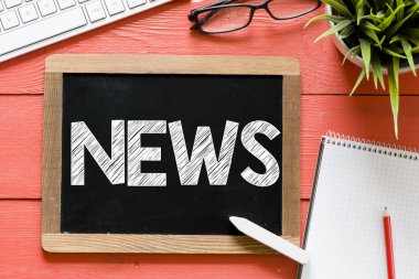 Haber haber yazı tahtası Handwritten