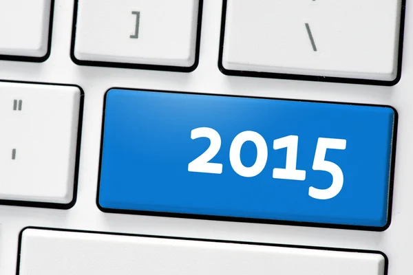Keyboard with 2015 button — Stock Photo, Image