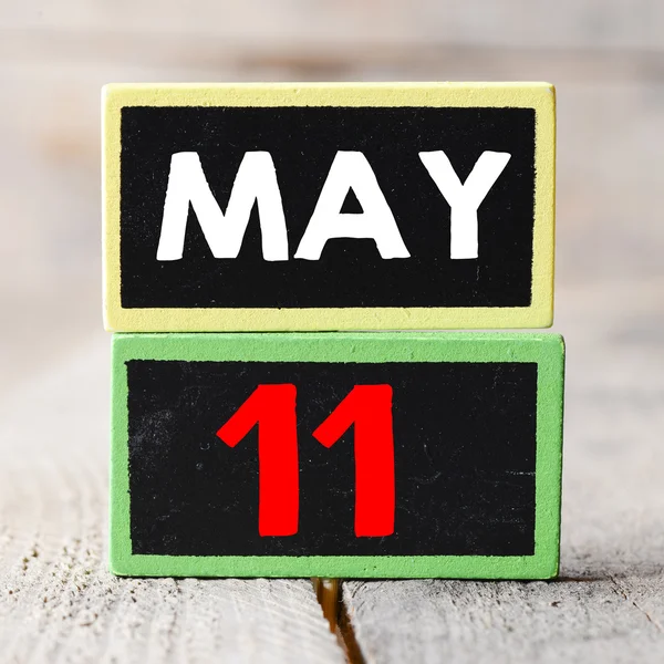 May 11  on blackboards — Stock Photo, Image