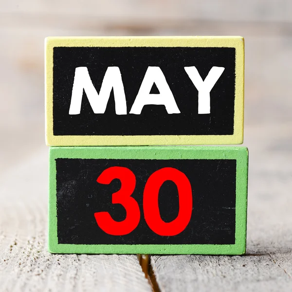 May 30 on blackboards — Stock Photo, Image