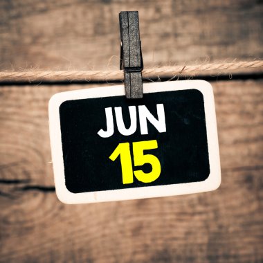 15 Haziran tarihinde yazı tahtası