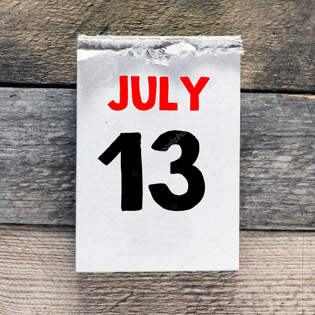 13. Juli 13. Juli