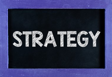 Strateji kelime yazı tahtası