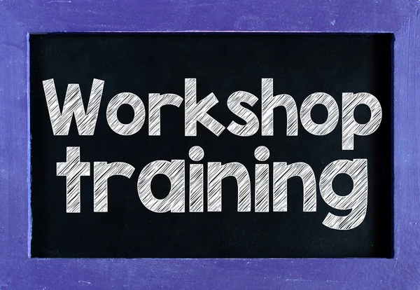 Workshop opleiding op blackboard — Stockfoto