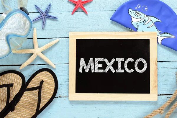 Blackboard frame with Mexico — Stock Photo, Image