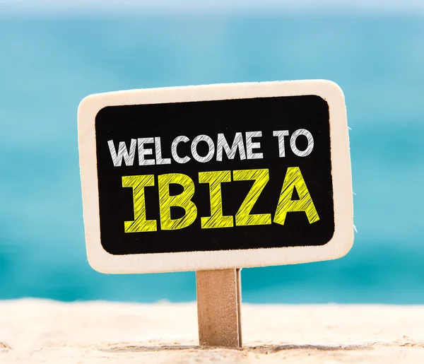 Bienvenue à Ibiza sur tableau — Photo