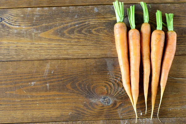 Bunch of fresh carrots — Stock Photo, Image